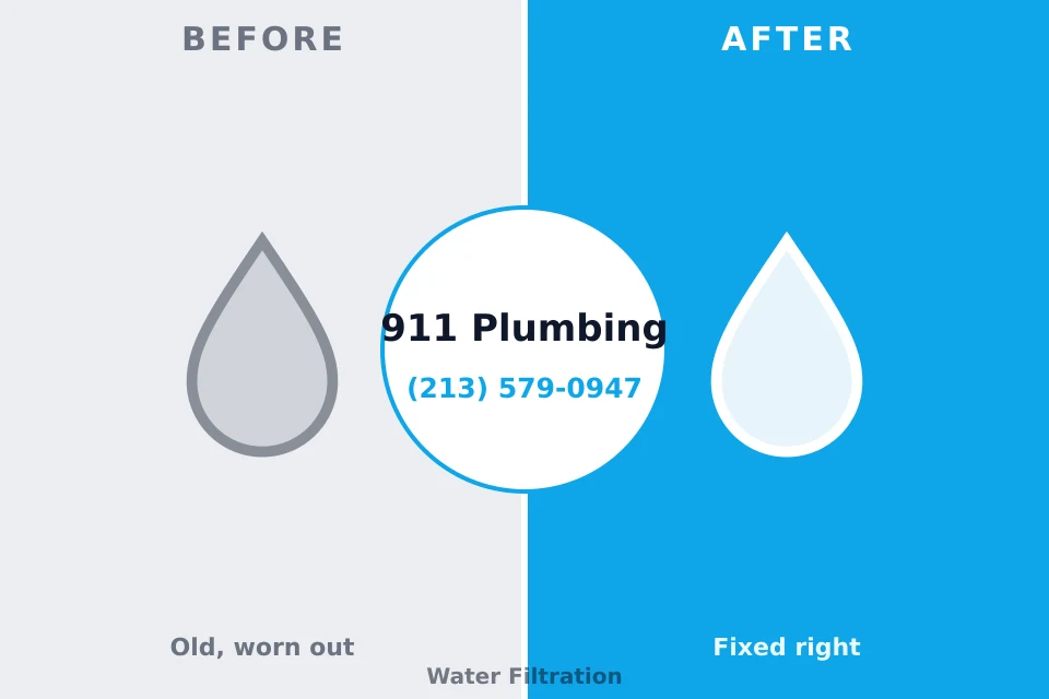 Before and after: plumbing repair West Odessa, TX